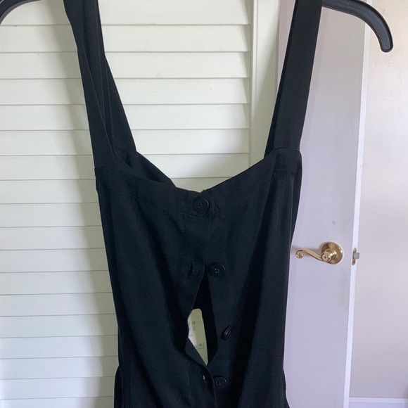 NWT black Zara button down dress - Picture 1 of 4